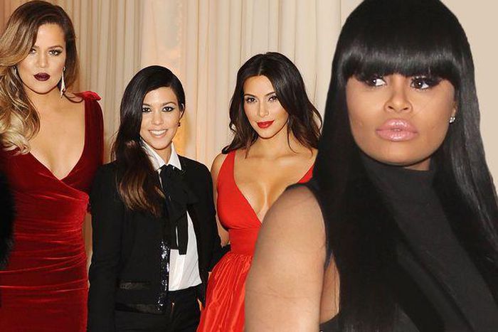 Kardashian sisters and Blac Chyna