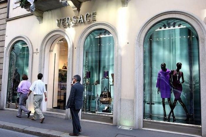 A Versace store