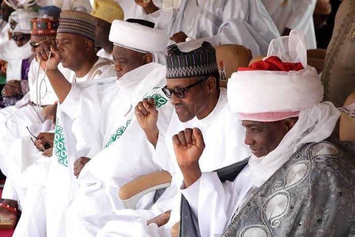 President Muhammadu Buhari attends Sultan of Sokoto's 10th anniversary