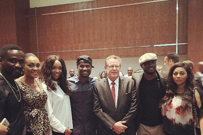 Music stars, wives at US election viewing party