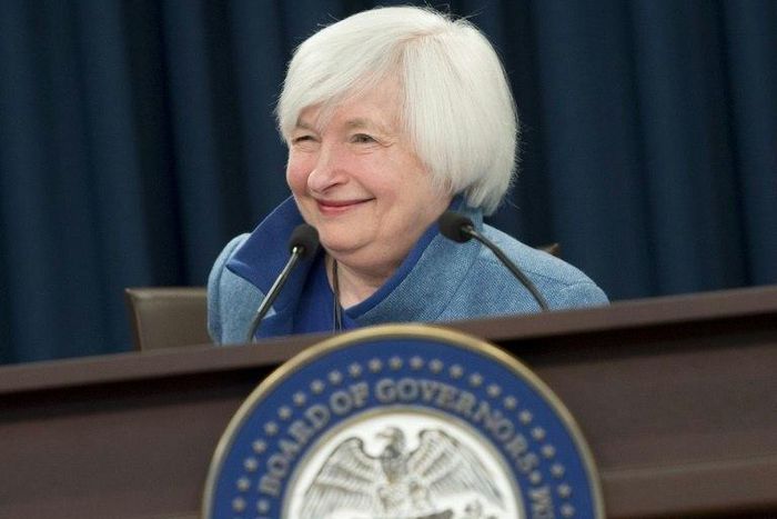 Federal Reserve Chair Janet Yellen -- the plan to lift rates three times over the next year jolted trading floors