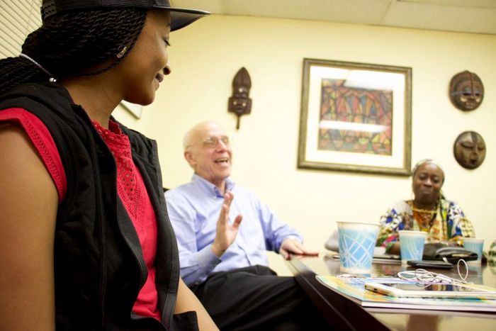 Rahama Sadau visits office of Pan African Film Festival