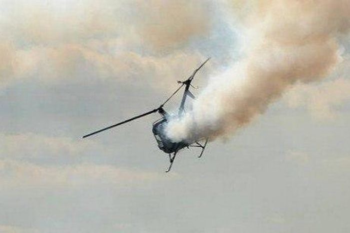 Helicopter crash (Illustration)