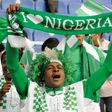 An illustrative photo of a Nigerian football fan cheering the Super Eagles
