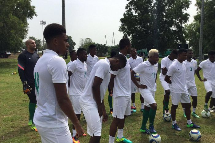 Alex Iwobi, John Mikel Obi and Ogenyi Onazi