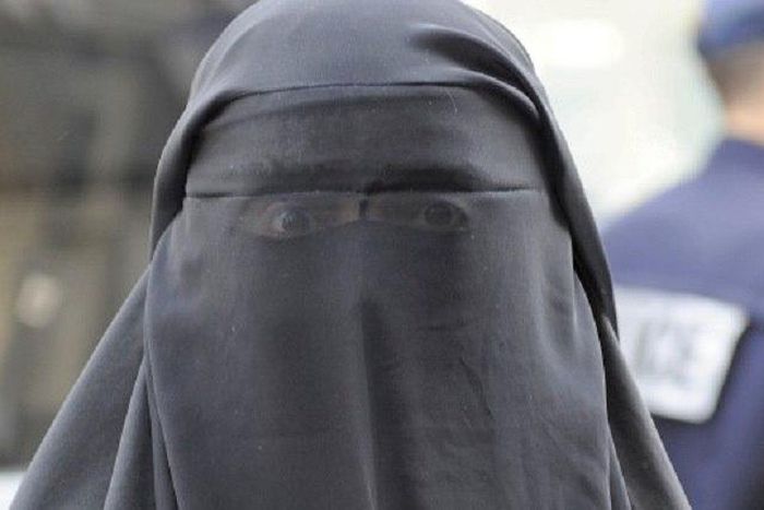 A woman in Purdah