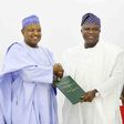 Governor Akinwunmi Ambode of Lagos State and Governor Atiku Bagudu of Kebbi State during the signing of the MoU