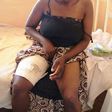The injured Catherine Wakere