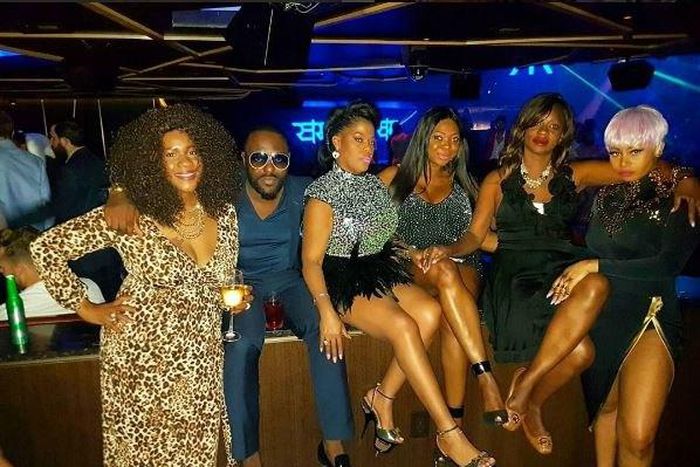 Jim Iyke and sisters