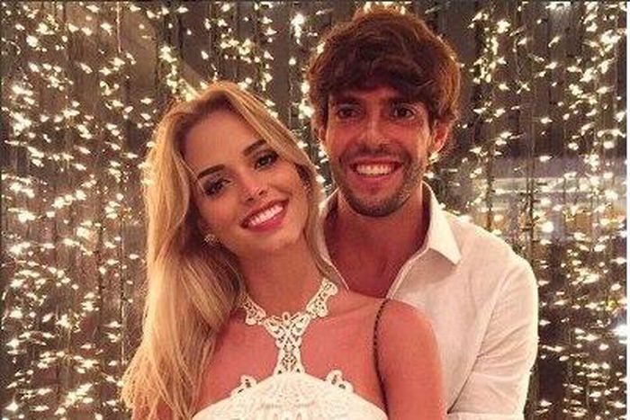 Kaka and Caroline Celico