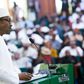 President Muhammadu Buhari delivering the 2016 budget at the National Assembly in Abuja, Nigeria December 22, 2015.