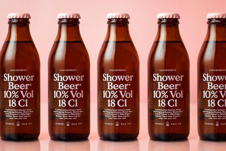 Now there’s a beer meant solely for drinking in the shower