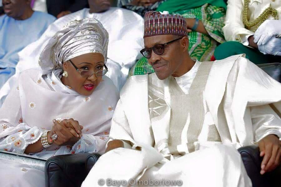 Aisha and Muhammadu Buhari