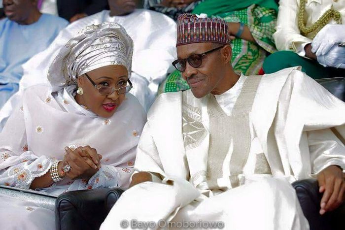 Aisha and Muhammadu Buhari