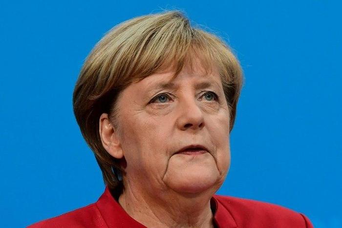 German chancellor Angela Merkel addresses a press conference at the Christian Democratic Union party headquarters in Berlin, on November 20, 2016