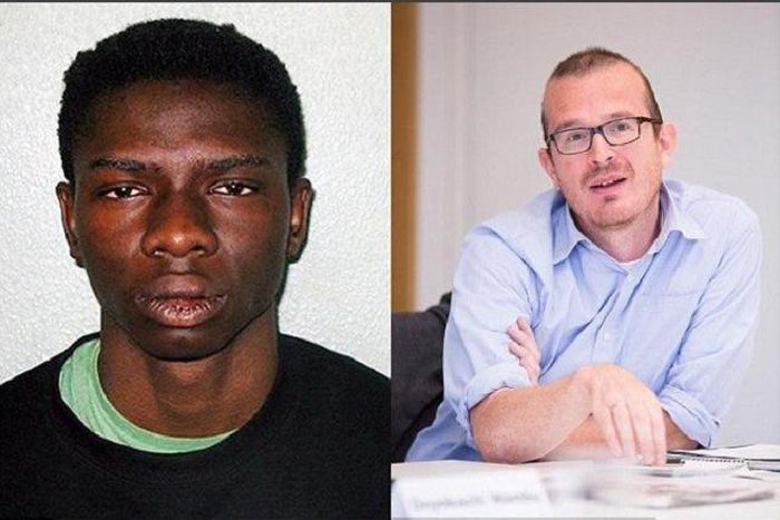 The mentally ill Femi Nandap and his victim