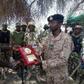 Lt Col. Abu Ali being honoured