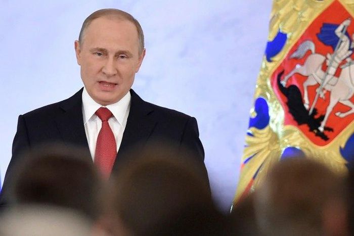Vladimir Putin, who first took charge of Russia in 2000, complains of "shortaqes of investment resources, modern technology and professional personnel"