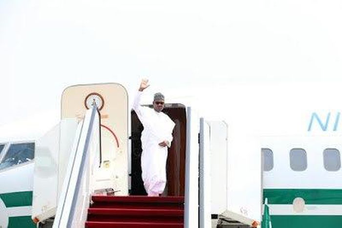 President Muhammadu Buhari leaves Nigeria for Saudi Arabia on February 22, 2016