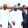 President Muhammadu Buhari with Lagos State Governor, Akinwunmi Ambode on December 15, 2016
