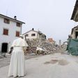 Pope Francis pays a visit to Italian earthquake site