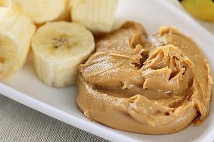 Banana and peanut butter