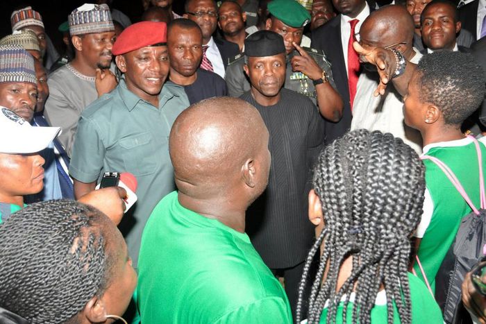 Solomon Dalung and Professor Yemi Osinbajo