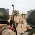 Nigerien soldiers patrol at the border with neighbouring Nigeria near the town of Diffa, Niger, June 21, 2016.
