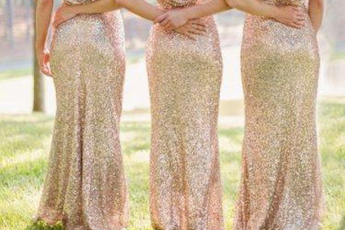 Brides are going for metallic gowns in 2016