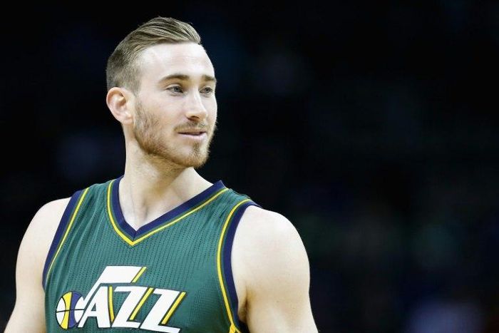 Gordon Hayward of the Utah Jazz, pictured in January 2016, missed the first six games of the season with a broken left ring finger