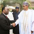 Former Head of State, Yakubu Gowon and President Muhammadu Buhari