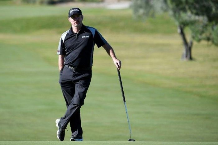 Rod Pampling of Australia, seen during the first round of the Shriners Hospitals For Children Open, in Las Vegas, Nevada, on November 3, 2016