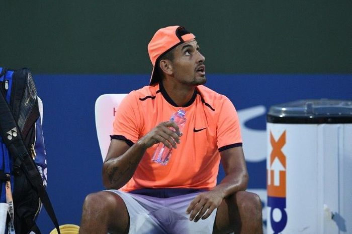 Nick Kyrgios said his forced hiatus from tennis, when a meltdown at the Shanghai Masters resulted in an initial eight-week suspension, has proved a blessing