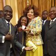 Lionesses of Cameroon with Paul and Chantal Biya