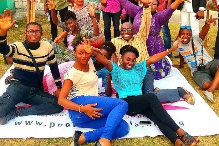 Members of the Local Organizing Committee and Poets in Nigeria (PIN) at the PIN Gallery of Poetry