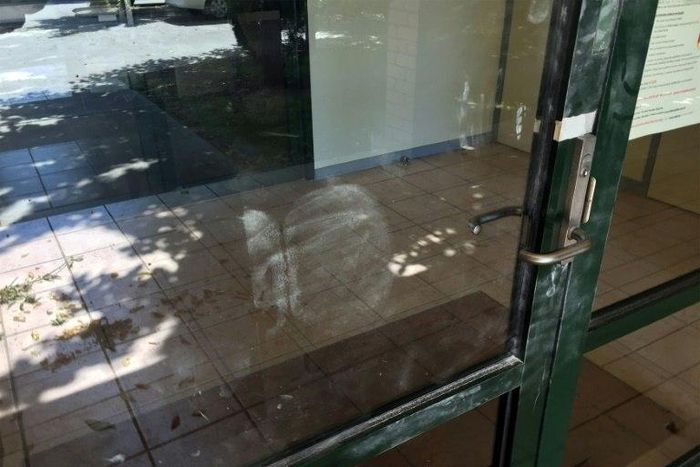 The bare buttocks print was discovered at a crime scene in Victoria