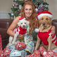 Oyinbo woman spent 600 thousand Naira on Christmas presents for her dogs.