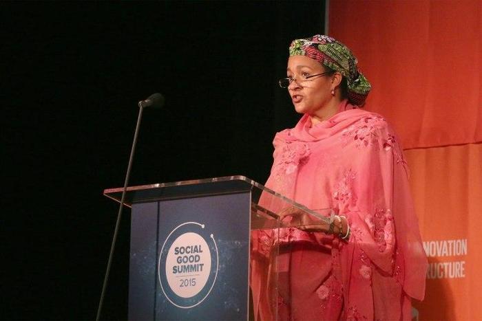 Nigerian Minister of the Environment Amina Mohammed, seen in 2015, will be the UN's number two official