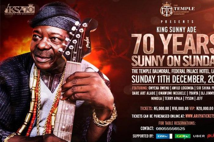 King Sunny Ade In Concert