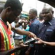 Governor Nyesom Wike at a polling booth during the just concluded Rivers rerun election held on Saturday, March 19, 2016.