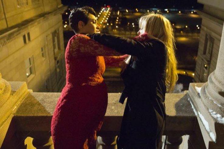 Scene between Rhonda and Anika