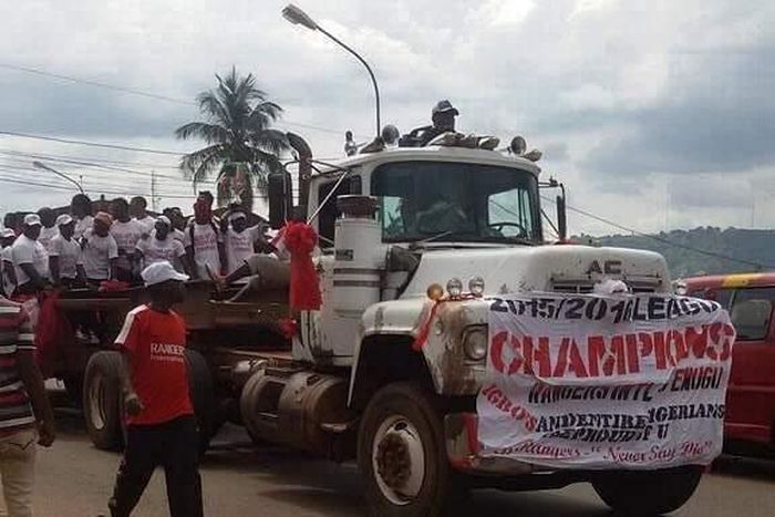 Enugu Rangers title parade