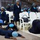 Women praying in a church
