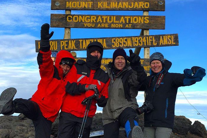 Blind man climbs mountain, puts the rest of us to shame