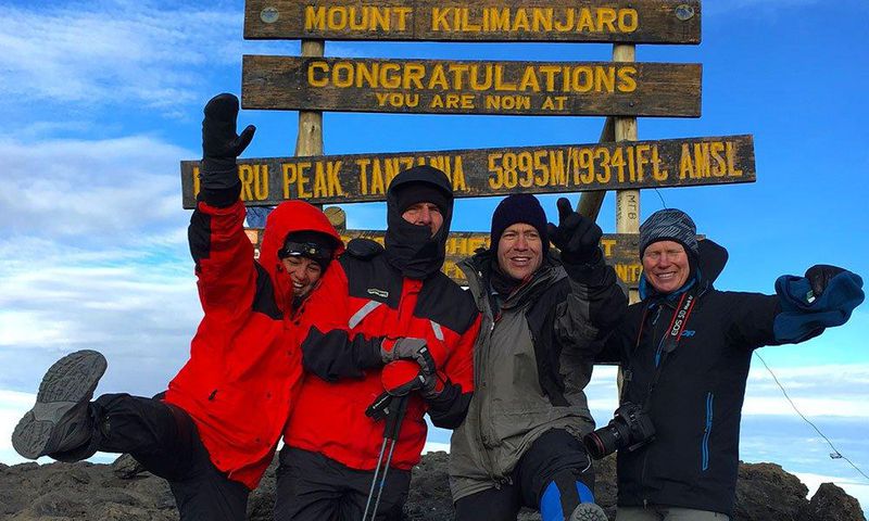 Blind man climbs mountain, puts the rest of us to shame