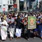 Protests broke out after police escorted two women into a controversial temple in Southern India