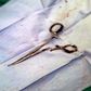 A pair of scissors which was removed from a patient's abdomen after being left behind during a surgery 18 years ago, at a clinic in the northern Vietnamese city of Thai Nguyen