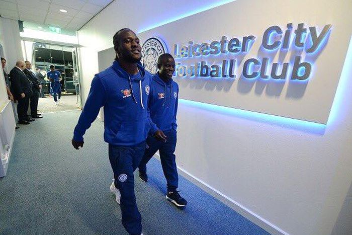 Victor Moses and N'golo Kante