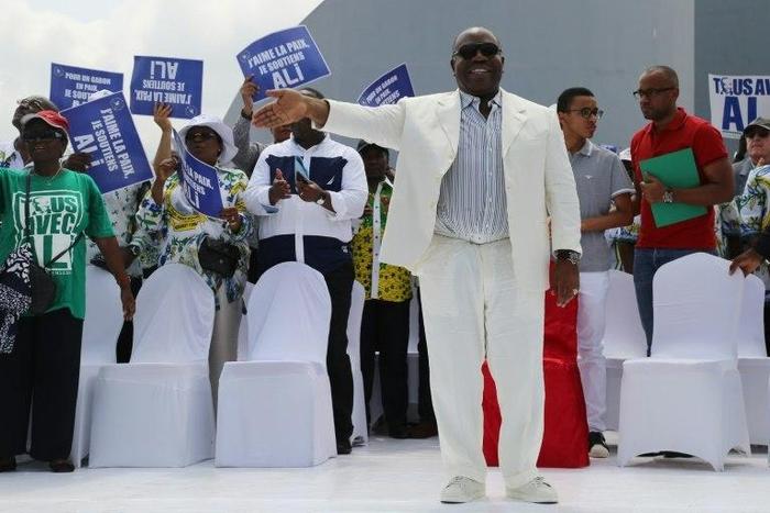 Ali Bongo took over from his father Omar Bongo, who ruled Gabon for 41 years until his death in 2009
