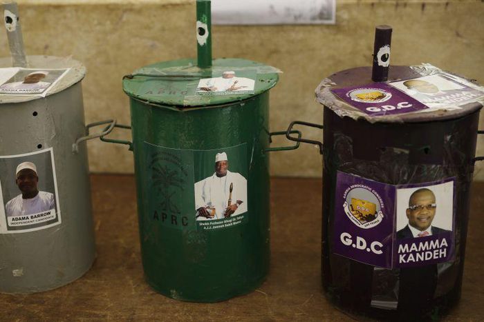 Gambia ballot box